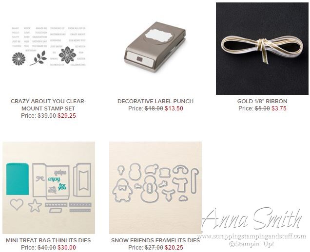 Stampin’ Up! Weekly Deals