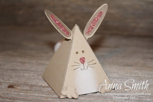 Stampin' Up! Playful Pals Valentine's or Party Bunny Rabbit Treat Box