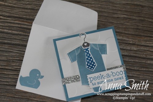 Something for Baby Shower Card for a boy Stampin' Up!