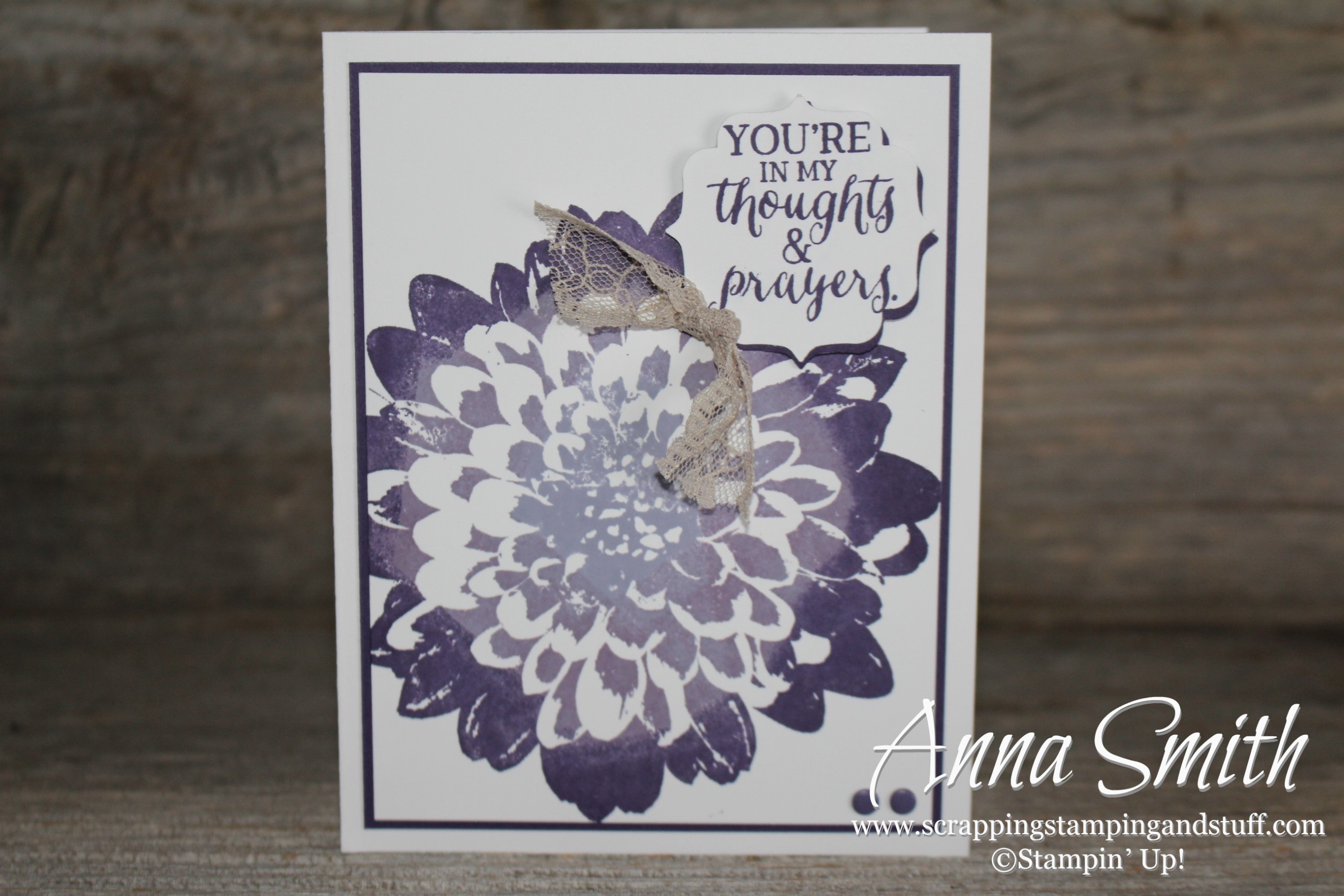 Rock N Roll Dahlia Card