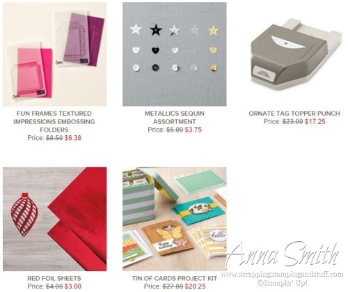 Stampin' Up! Weekly Deals