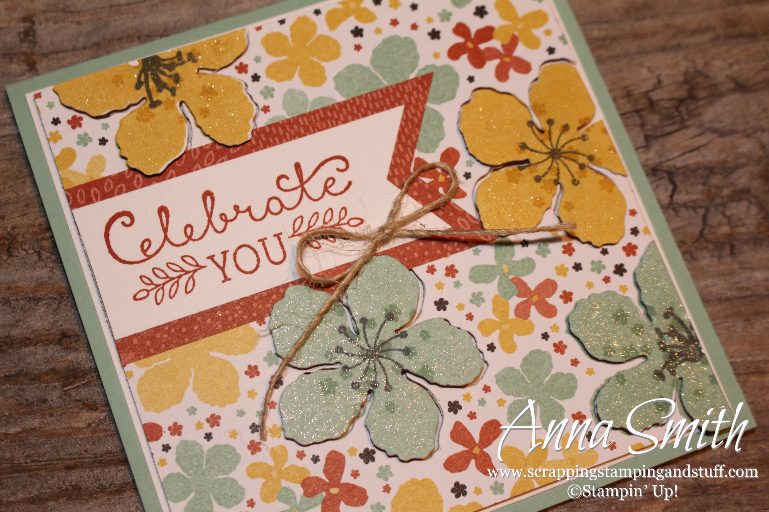 ICS Blog Hop Welcome Spring Botanical Blooms Card