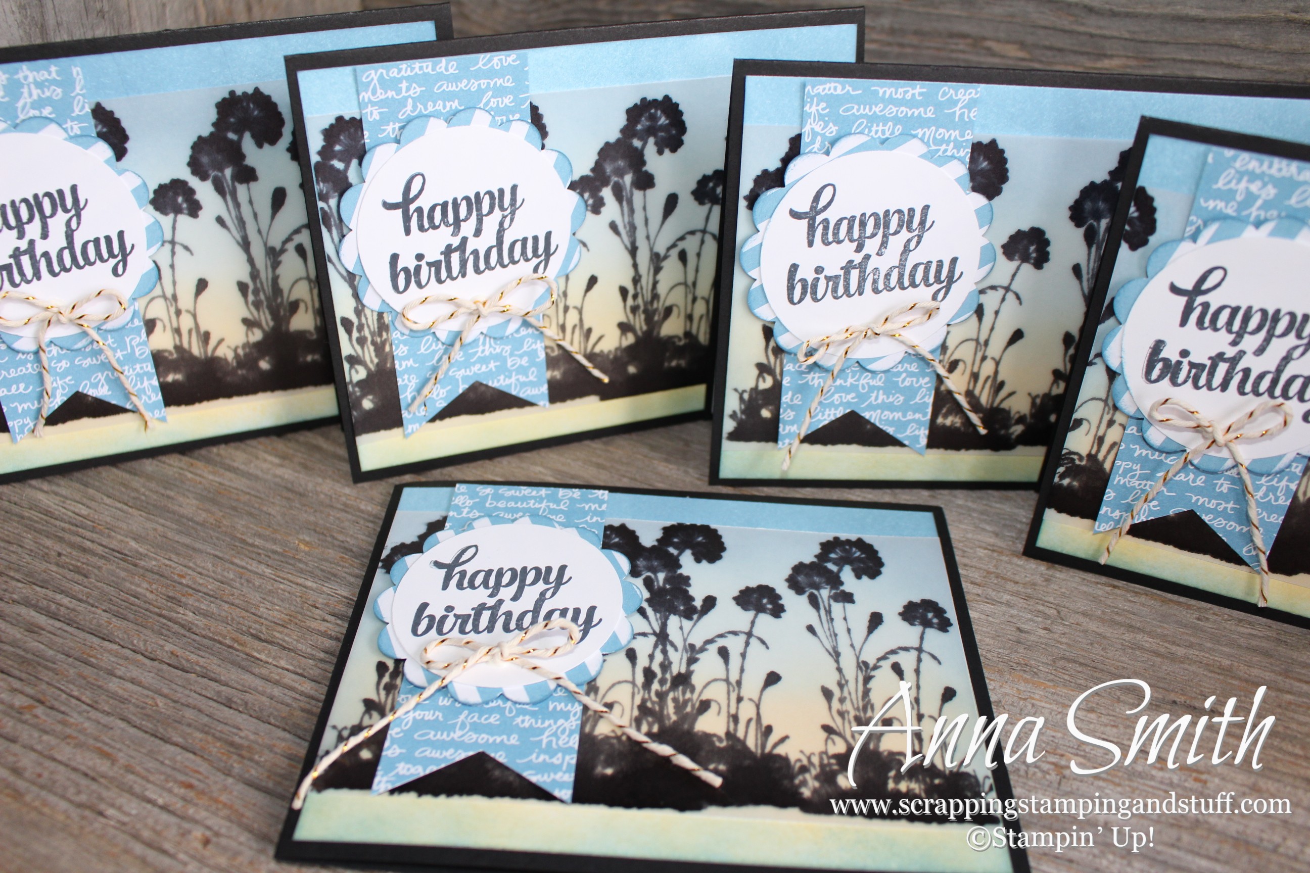 Serene Silhouettes Birthday Card