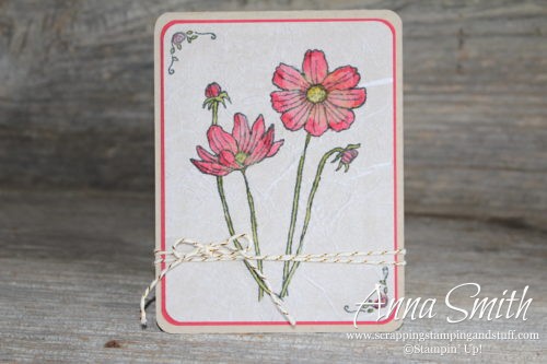 Helping Me Grow Watercolor Flower Card