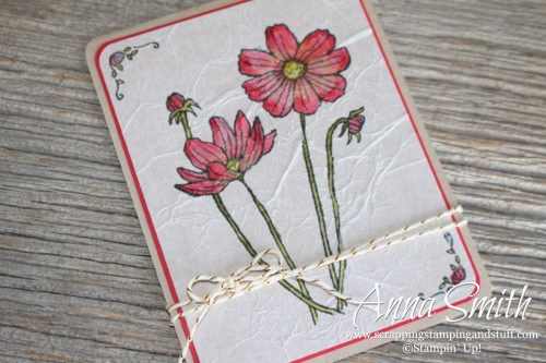 Helping Me Grow Watercolor Flower Card