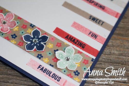 Stampin' Up! Thoughtful Banners You are Fabulous Card with the classic label punch and Affectionately Yours designer paper