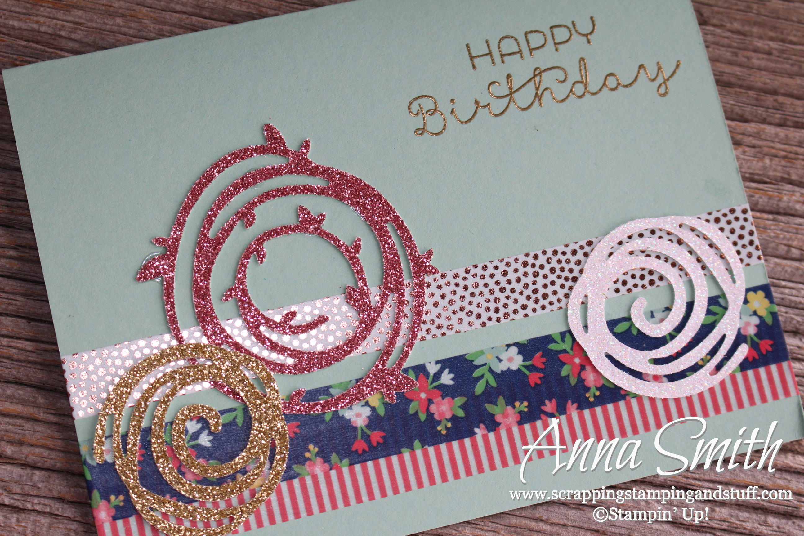 Swirly Scribbles Birthday Card