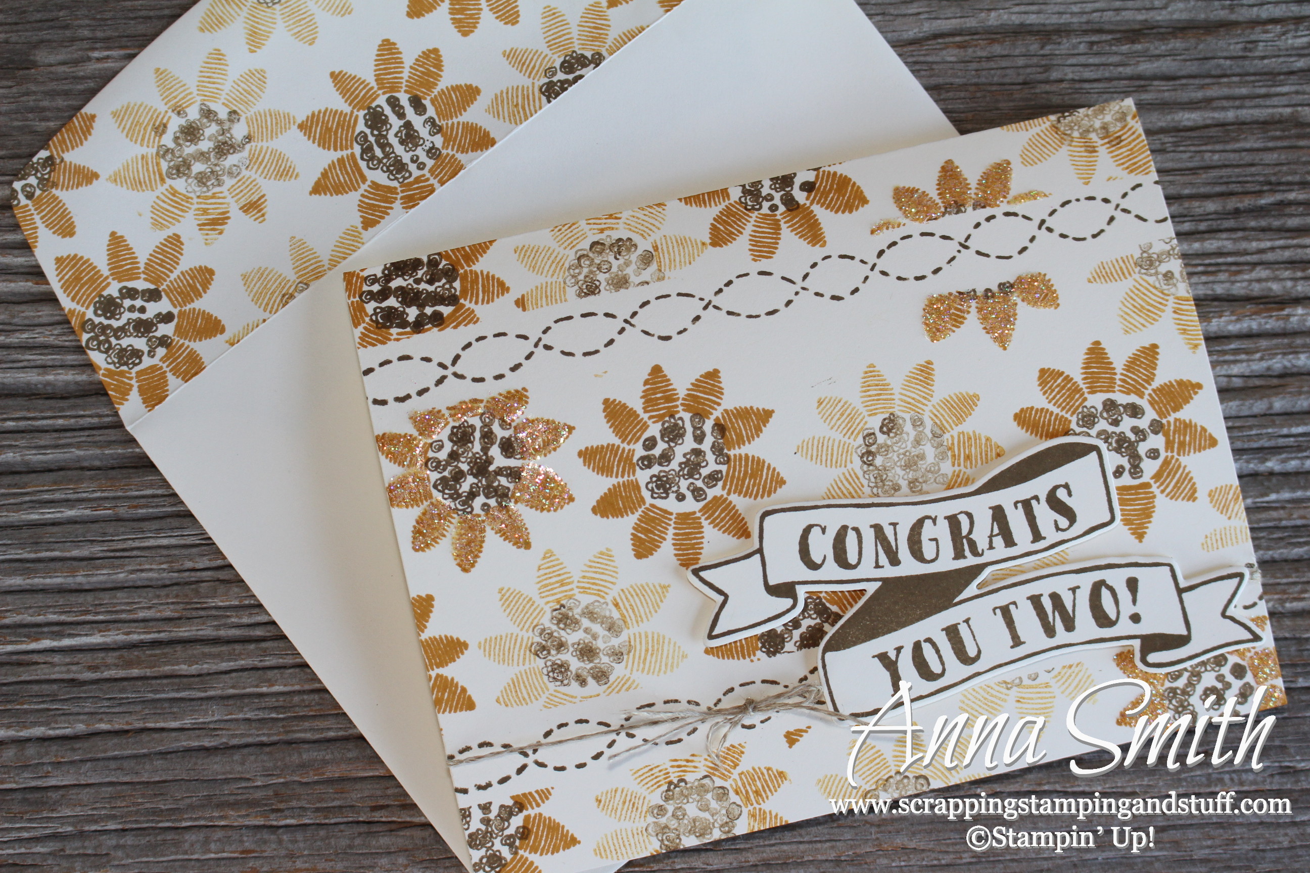 A Lovely Sunflower Wedding Card