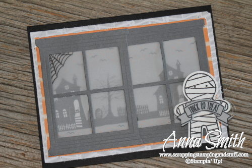 Stampin' Up! Spooky Fun and Halloween Scenes Card and 3D Paper Lantern Tutorial, with cookie cutter punch skeleton!