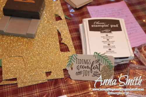 Projects from my Stampin' Up! thank you party for earning the incentive trip to Thailand