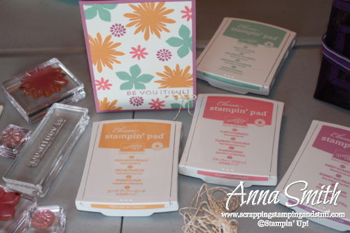 Projects from my Stampin' Up! thank you party for earning the incentive trip to Thailand