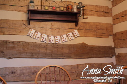 October 2016 Paper Pumpkin Season of Gratitude Alternative Project - Fall Thanksgiving Banner #thankful