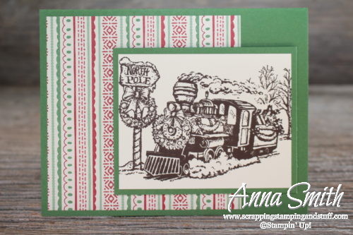 Tuesday Tip: Masking Technique and Tips with the Christmas Magic train stamp set