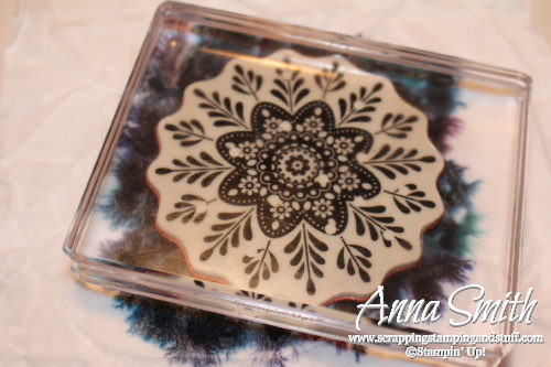 Baby Wipe Ink Pad Stamping Technique