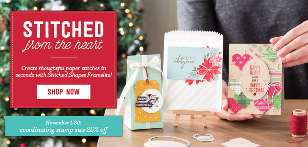 New Stitched Shapes Framelits and 25% Off Sale!