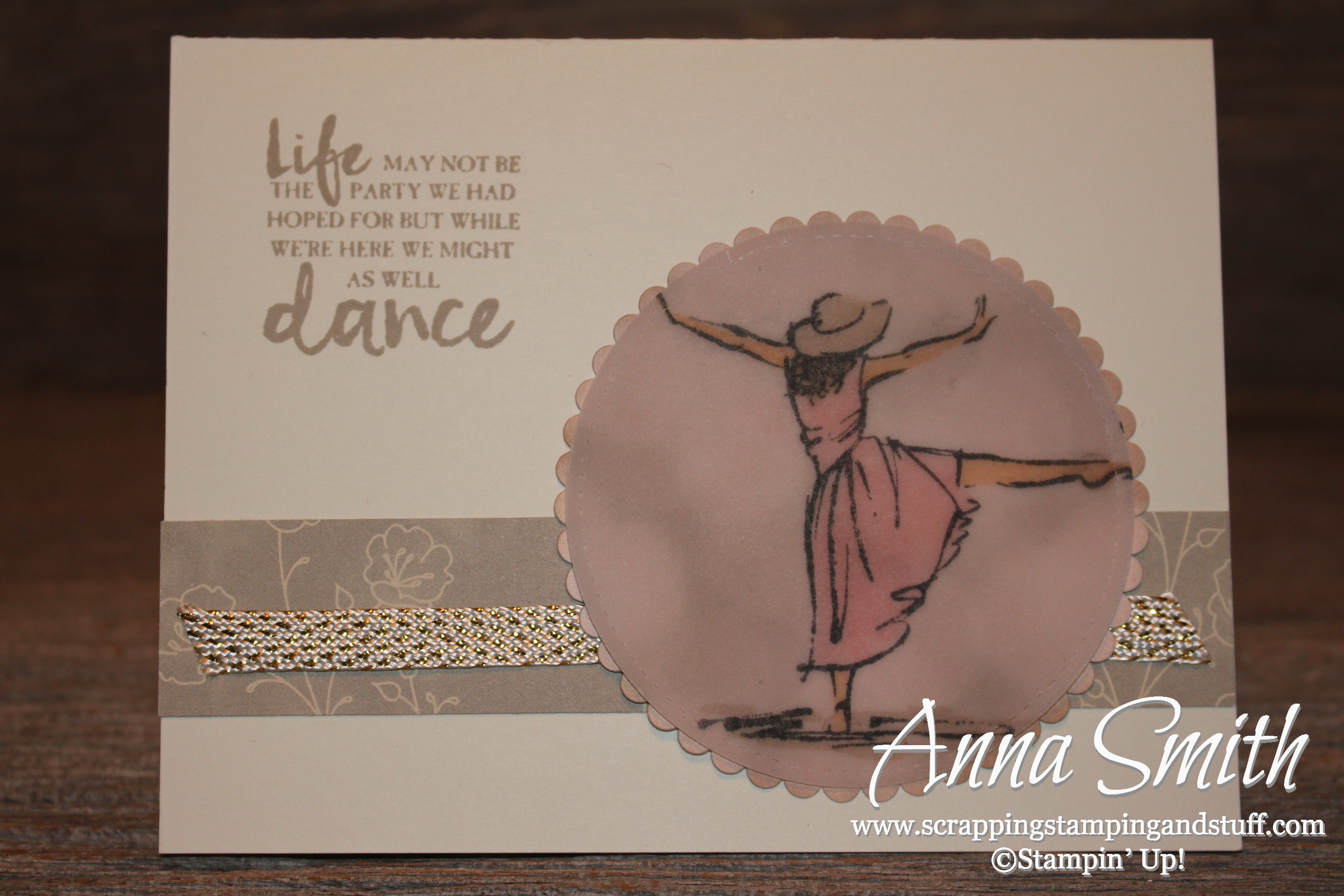 Stampin’ Up! Beautiful You – Dance in the Rain Card