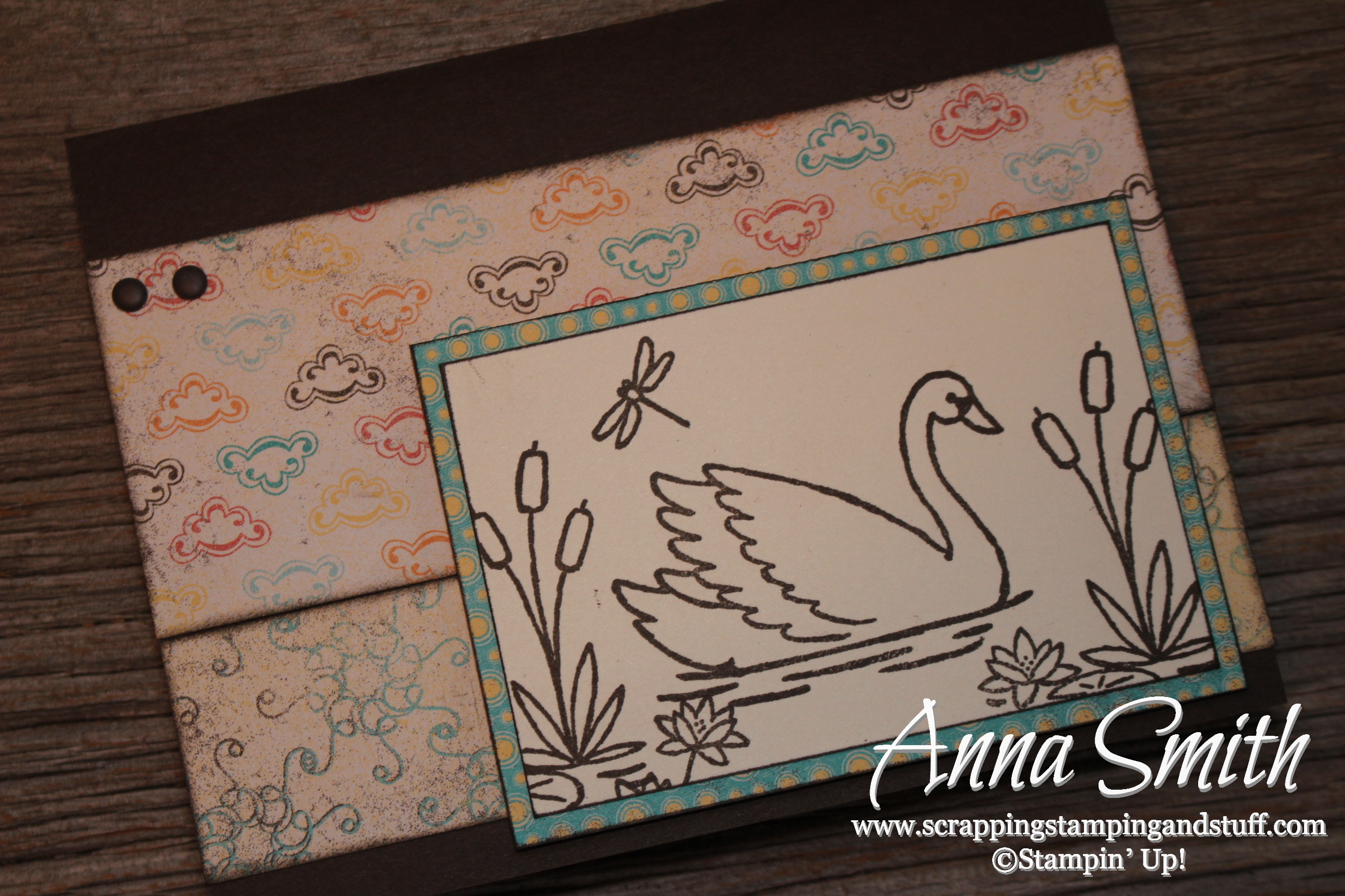 Stampin’ Up! Swan Lake Card