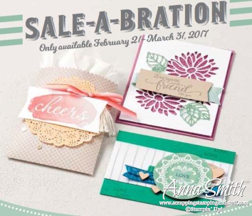 Stampin' Up! Sale-a-bration items free with $50 purchase