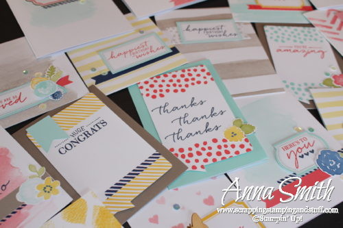 This might be my favorite kit ever - the Stampin' Up! Watercolor Wishes all-inclusive card craft kit