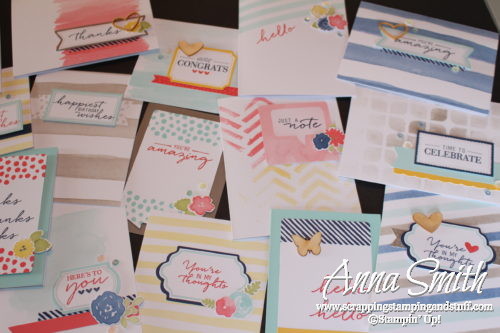 This might be my favorite kit ever - the Stampin' Up! Watercolor Wishes all-inclusive card craft kit