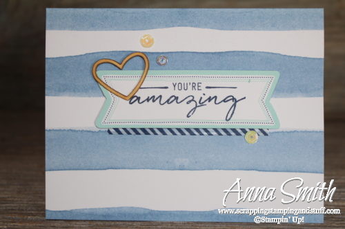 This might be my favorite kit ever - the Stampin' Up! Watercolor Wishes all-inclusive card craft kit