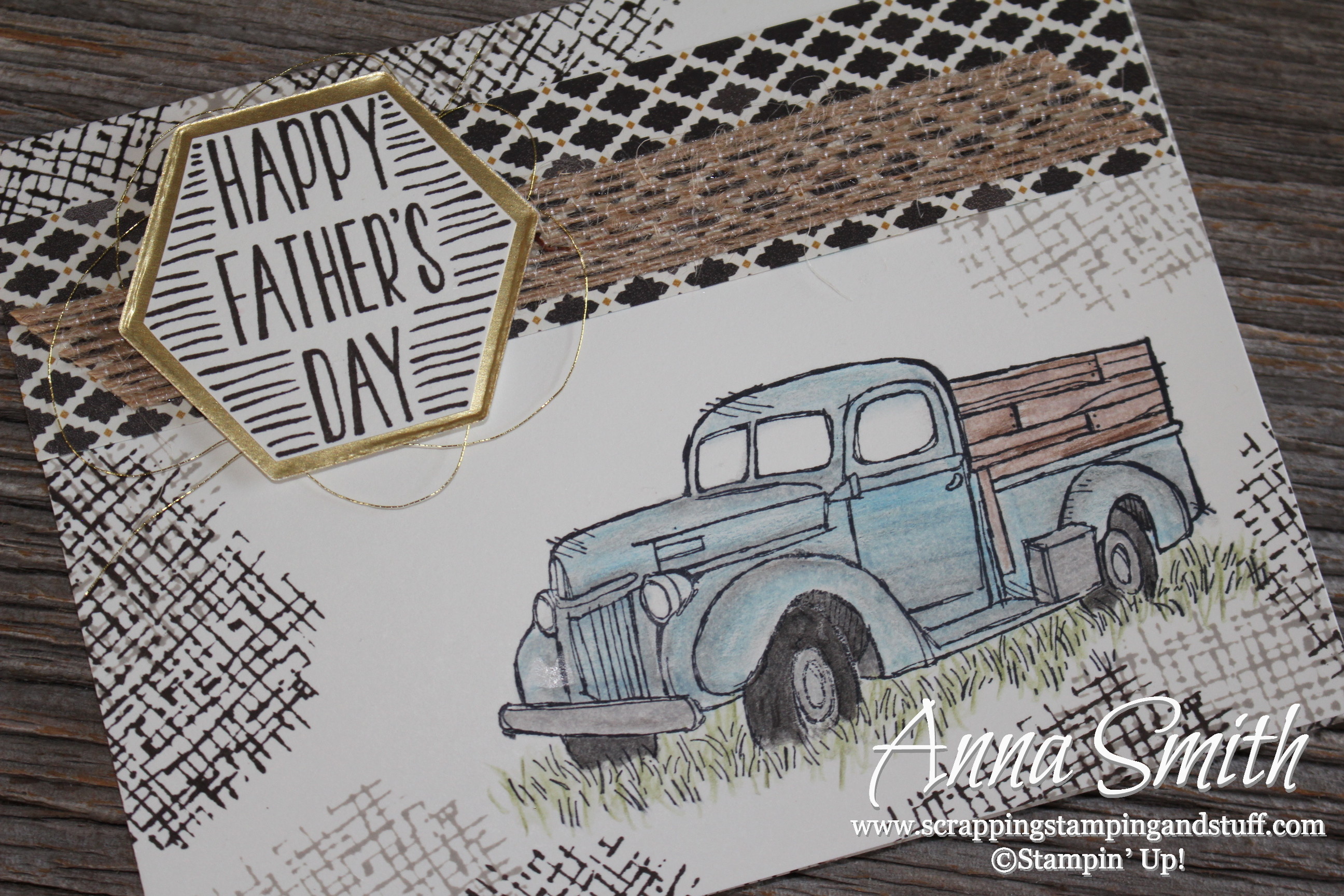 Country Livin’ Antique Truck Father’s Day Card