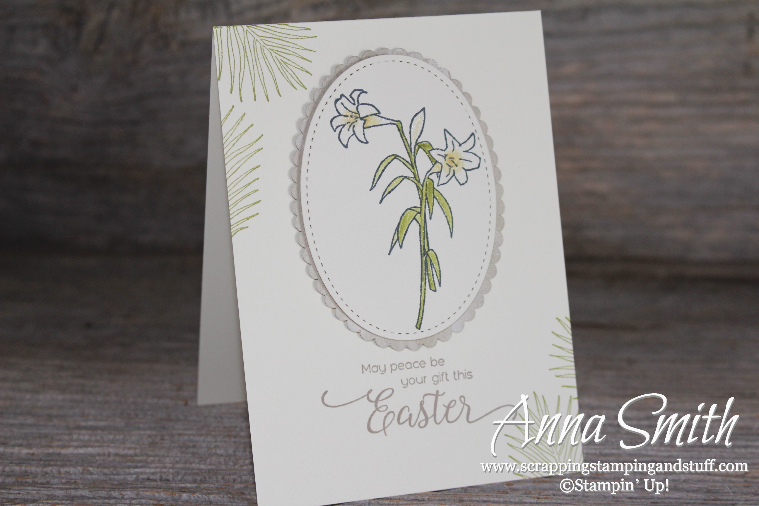 Stampin’ Up! Easter Card Idea Featuring the Easter Message Stamp Set