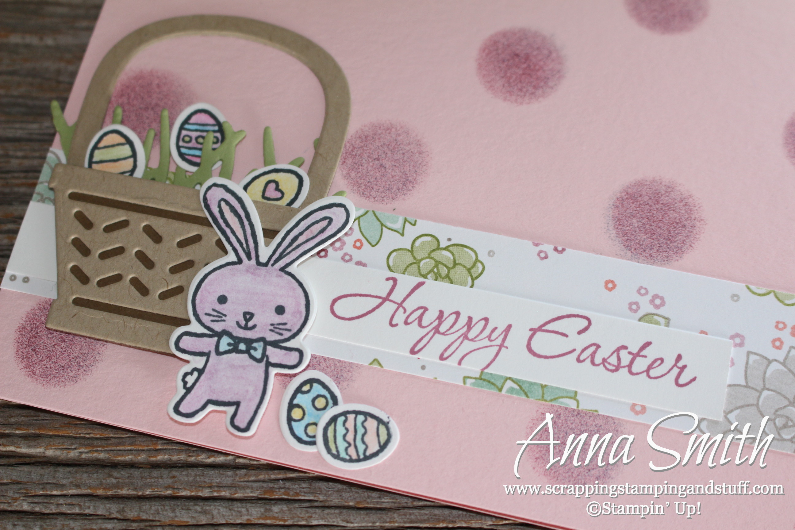 Easter Bunny Card Featuring the Basket Bunch Bundle