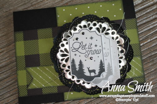 7 Days of Holiday Catalog Sneak Peeks - Day 4! Stampin' Up! Merry Little Labels Christmas Card Idea