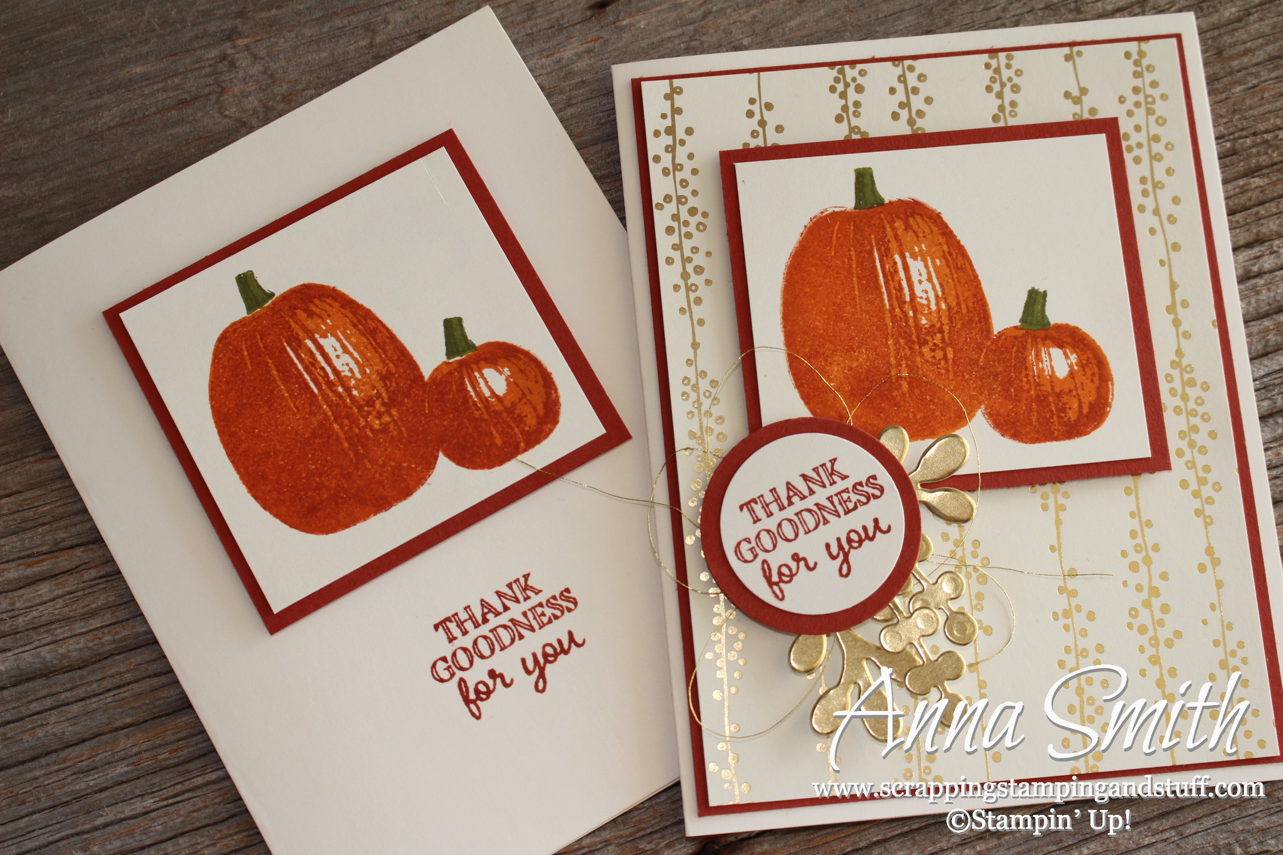 Sunday Funday – Two Pumpkin Card Ideas