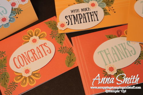 Stampin' Up! August 2017 Paper Pumpkin Kit - Giftable Greetings congrats, thank you and sympathy cards and gift box with alternative ideas