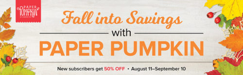 Paper Pumpkin Half Off Sale