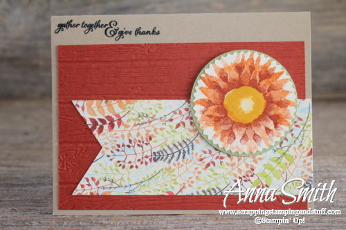 Quick and easy Stampin' Up! fall card idea with the Painted Harvest stamp set