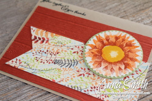 Quick and easy Stampin' Up! fall card idea with the Painted Harvest stamp set
