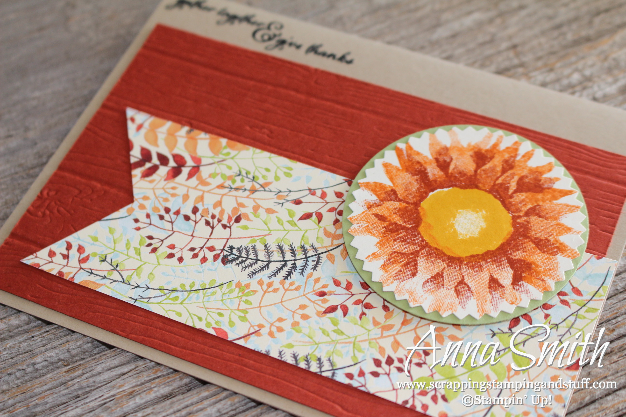 Fall Card Idea with the Painted Harvest Stamp Set