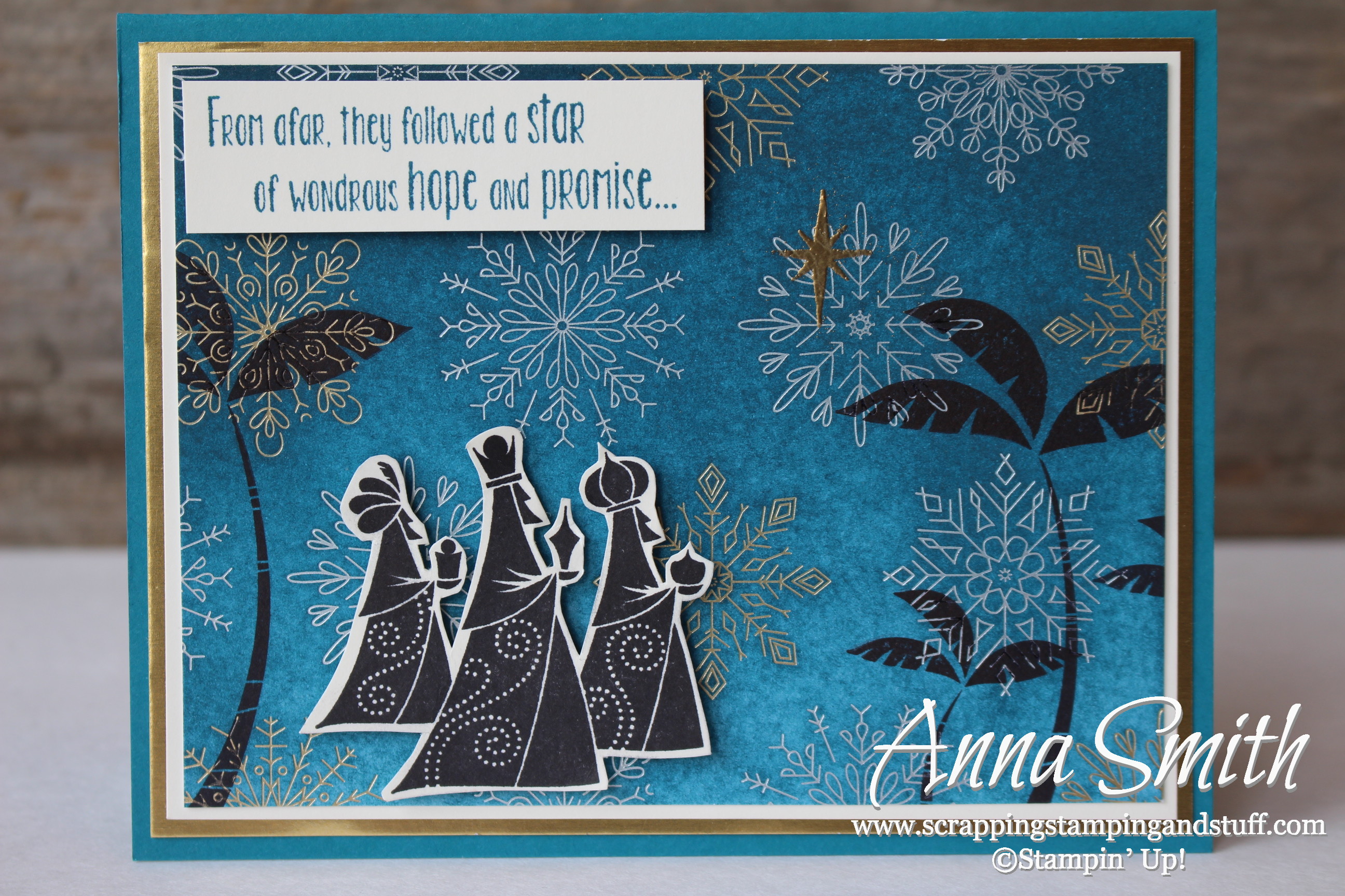 Wise Men From Afar Christmas Card