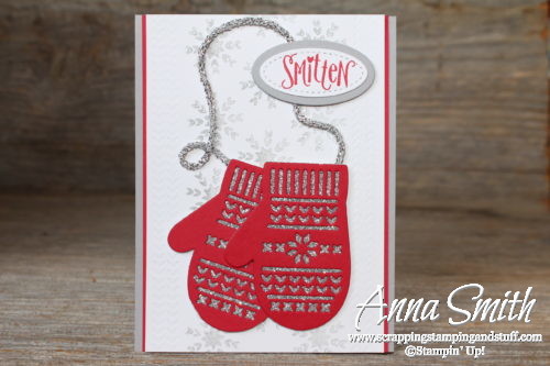 Stampin' Up! Smitten Mittens Christmas or Winter Card idea
