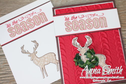 Earn the Stampin' Up! Merry Patterns hostess exclusive Christmas stamp set for free now through October 31!