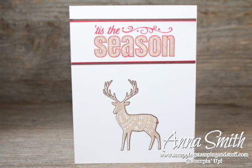 Earn the Stampin' Up! Merry Patterns hostess exclusive Christmas stamp set for free now through October 31!