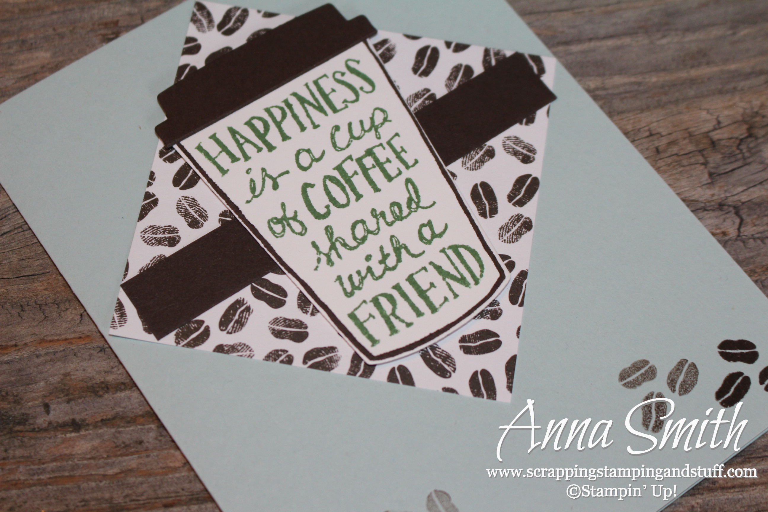 Highlighting the Stampin’ Up! Coffee Cafe Stamp Set