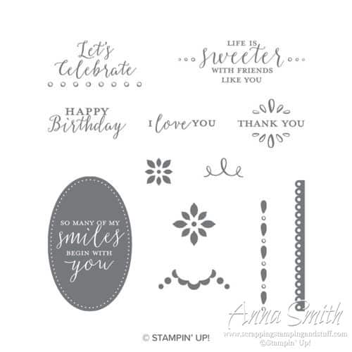 Stampin' Up! Detailed With Love Stamp Set