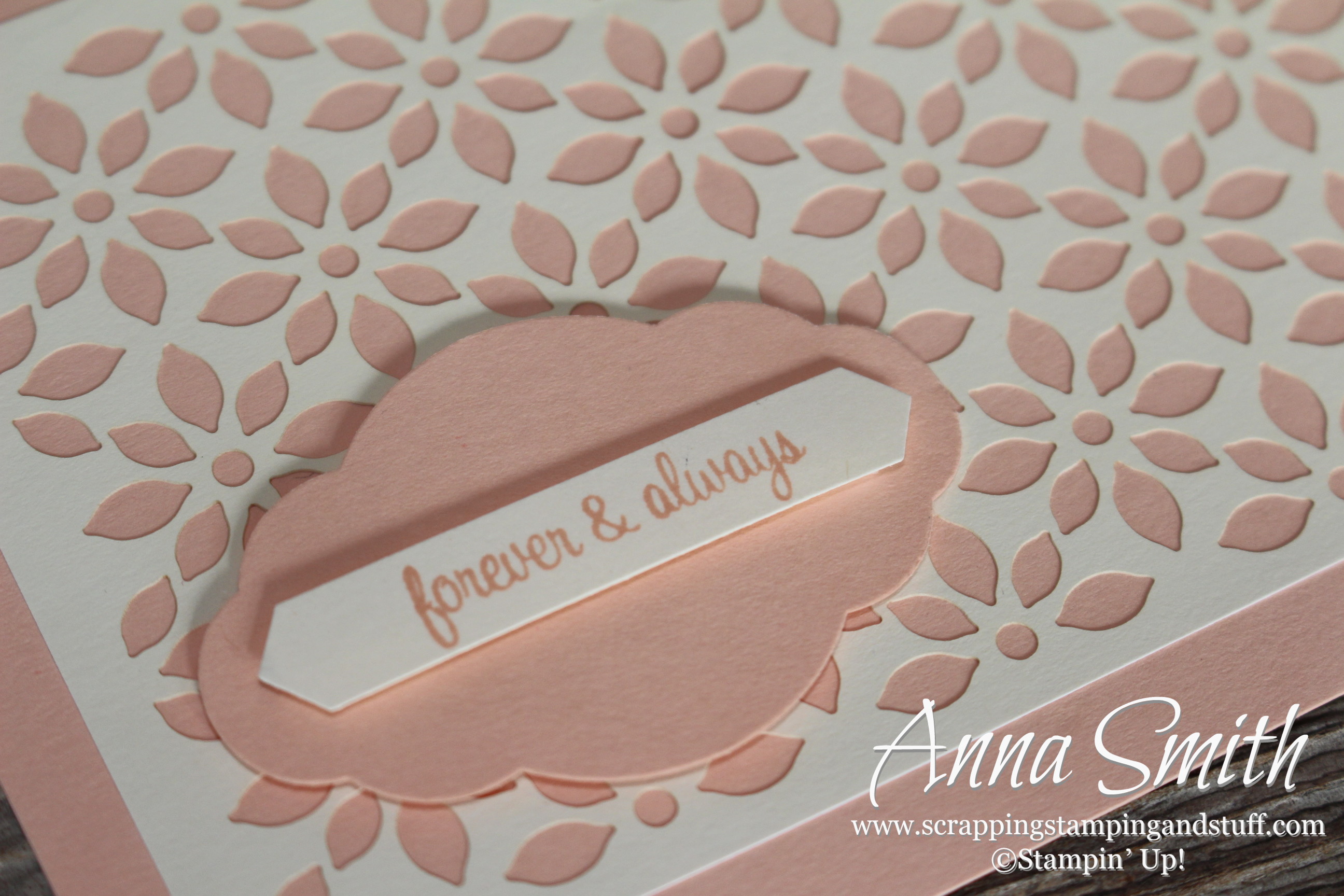 Lovely Anniversary Lace Card