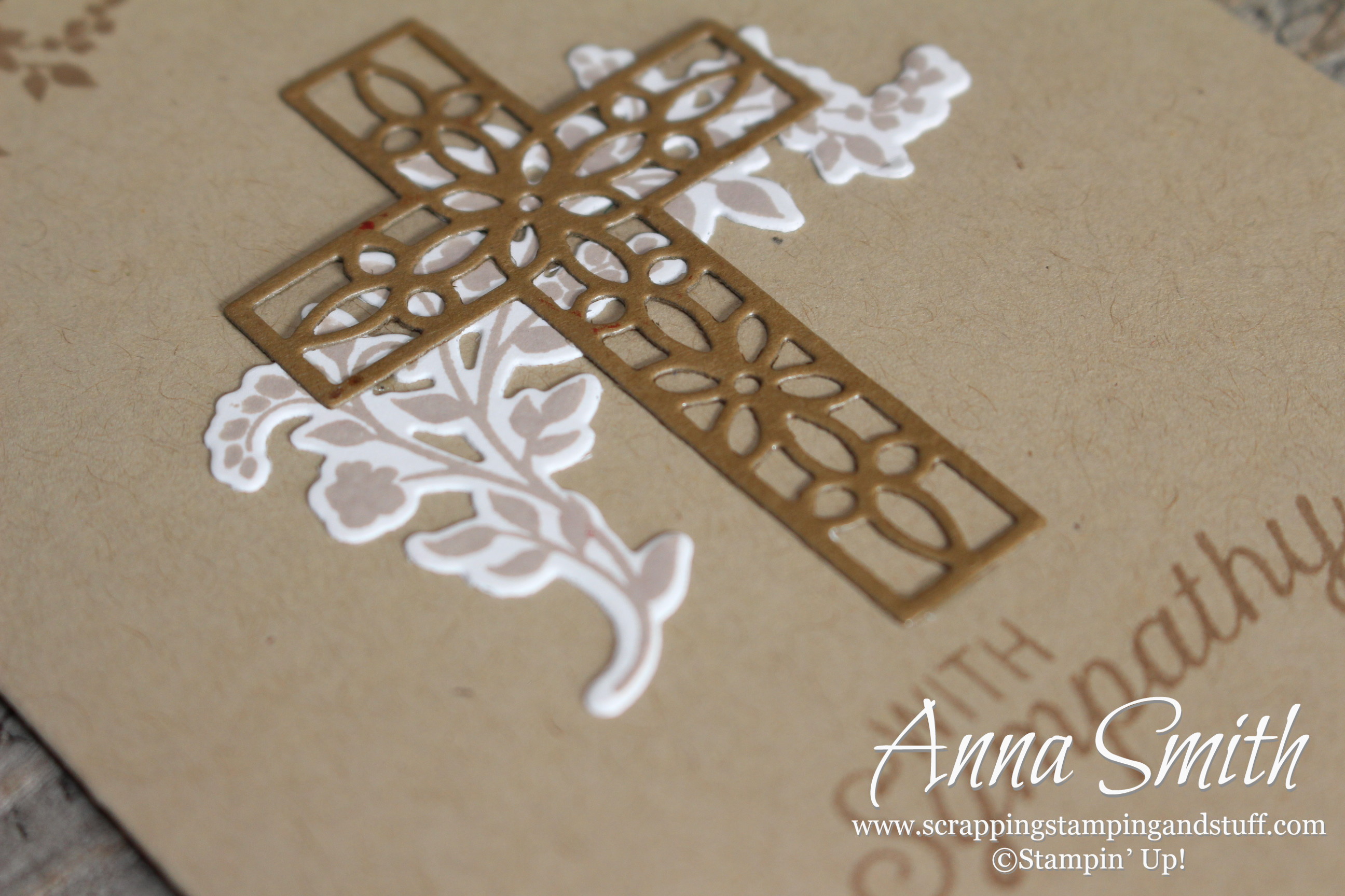 Stampin’ Up! Cross of Hope Sympathy Card