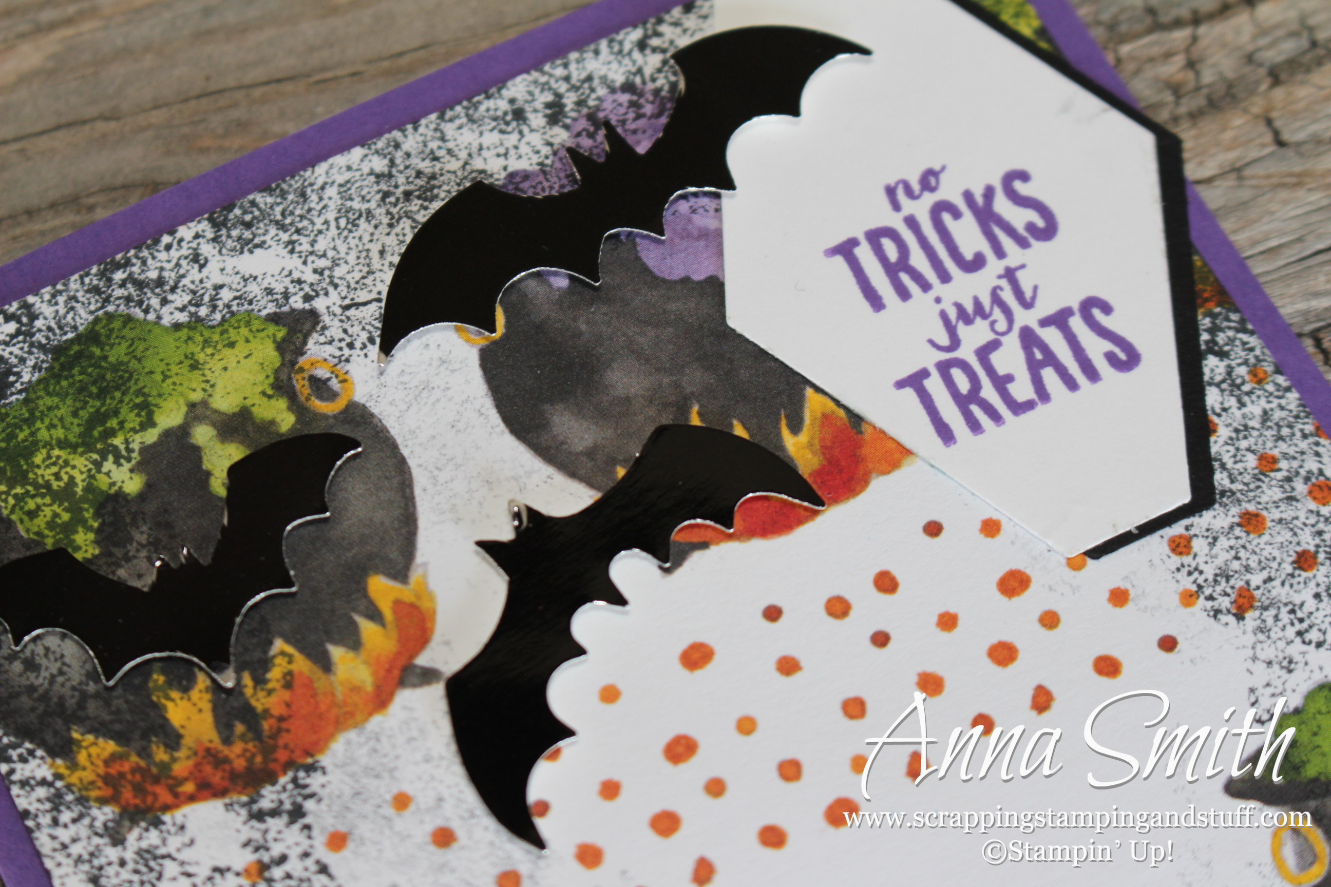 A Spooky Halloween Bat Card