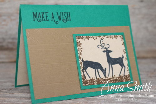 Deer birthday card for a man using the Stampin' Up! Dashing Deer and Happy Birthday Gorgeous stamp sets