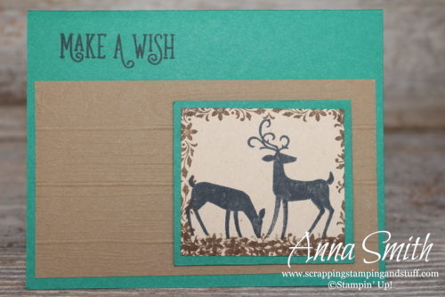 Deer birthday card for a man using the Stampin' Up! Dashing Deer and Happy Birthday Gorgeous stamp sets