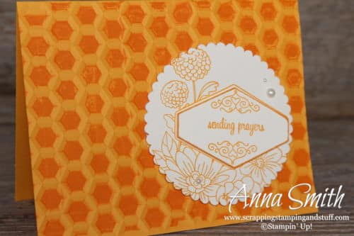 Sending Prayers Card with the Stampin' Up! Accented Blooms Stamp Set