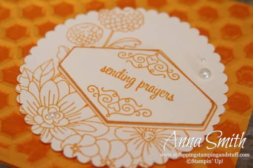 Sending Prayers Card with the Stampin' Up! Accented Blooms Stamp Set