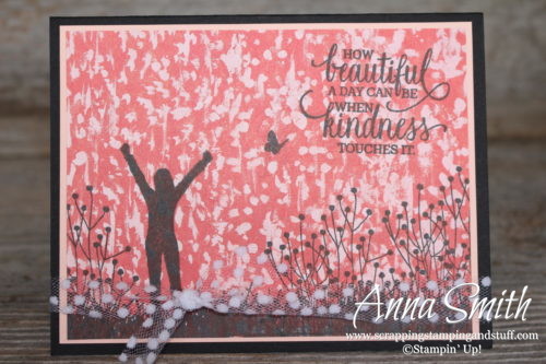 How Beautiful A Day Can Be When Kindness Touches It Card Using Stampin' Up! Enjoy Life Stamp Set - Annual Catalog 2018-2019