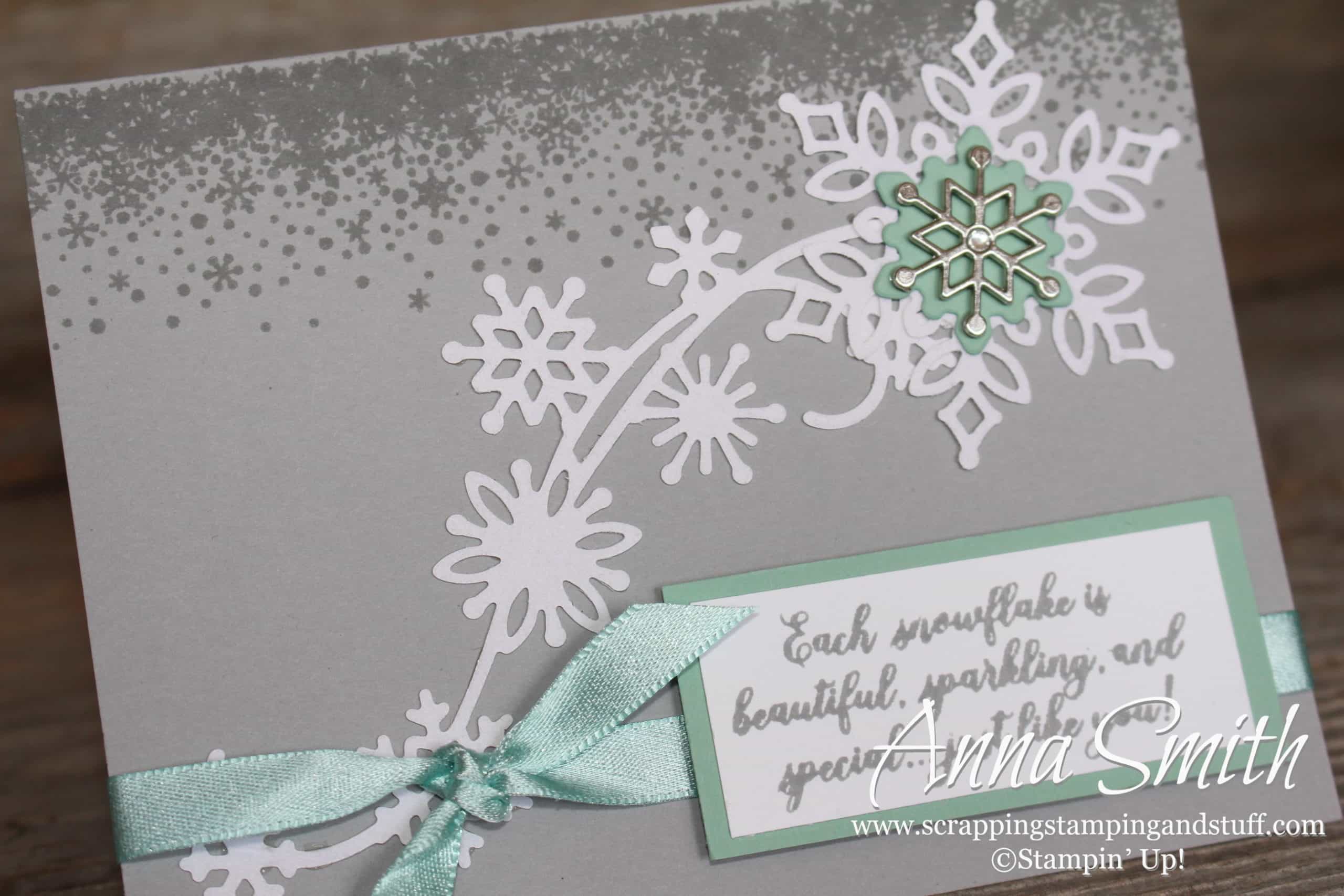 A Flurry of Wishes with the Snow Is Glistening Stamp Set